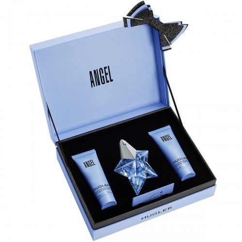 Coffret Thierry Mugler Angel Eau de Parfum 25ml + Parfum en Lait 50ml + Parfum en Gel pour la Douche 50ml Rechargeable