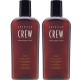 AMERICAN CREW 3 IN 1 SHAMPOOING, CONDITIONNEUR, LAVAGE DU CORPS LOTE 2 PARTIES