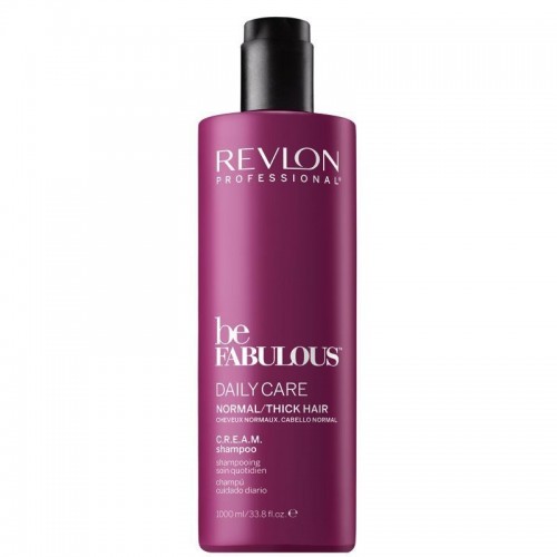 Revlon Be Fabulous Shampooing Quotidien C.R.E.A.M Cheveux Normaux 1000Ml Femmes