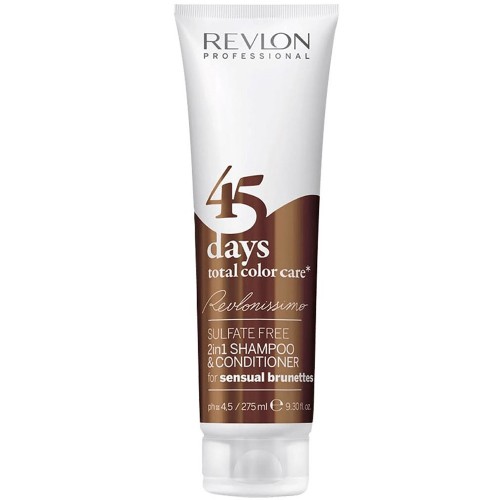 Revlon 45 Days Shampooing Conditionneur 2En1 Sensual Brunettes 275Ml Femmes